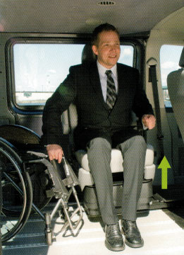 guidatore auto disabili