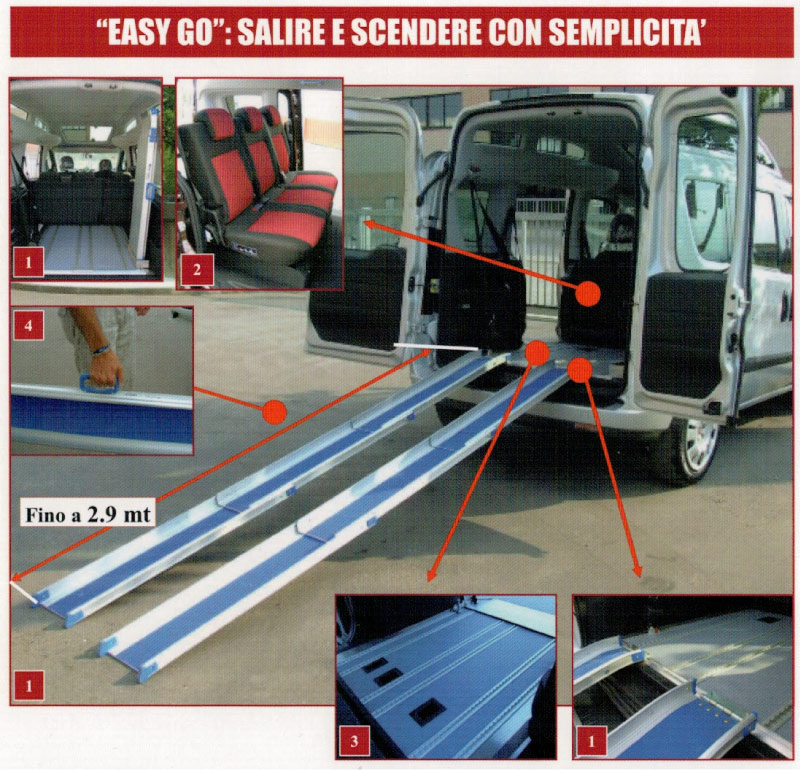 doblo easy go trasporto disabili