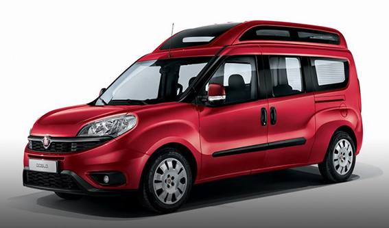 fiat doblo tetto alto per disabili