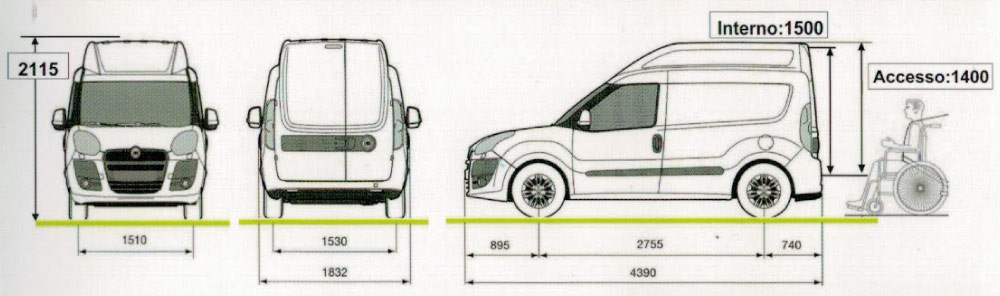 autovetture per trasporto disabili